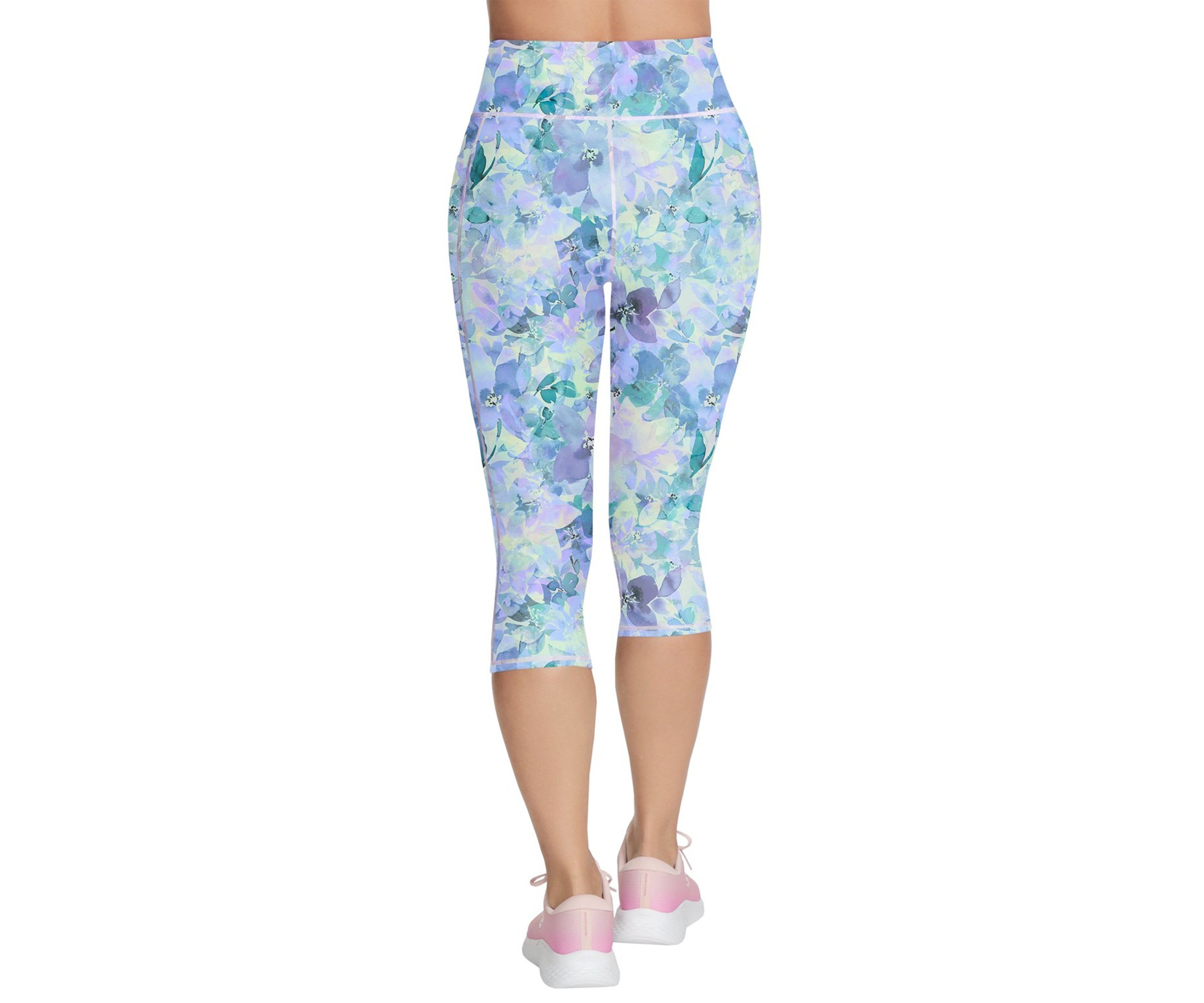 Go Walk Seascape Floral Capri Pants