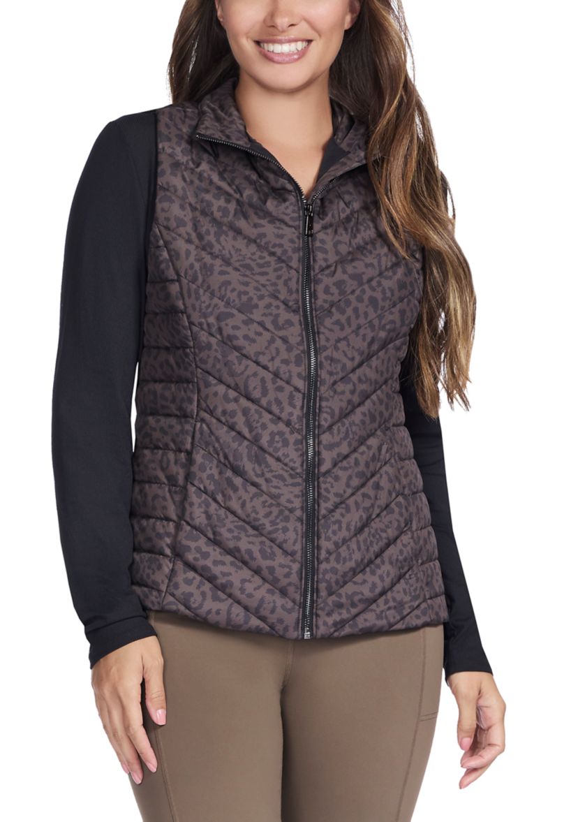 Skechers On-The-GO™ Luxe Vest - Cheetah Print