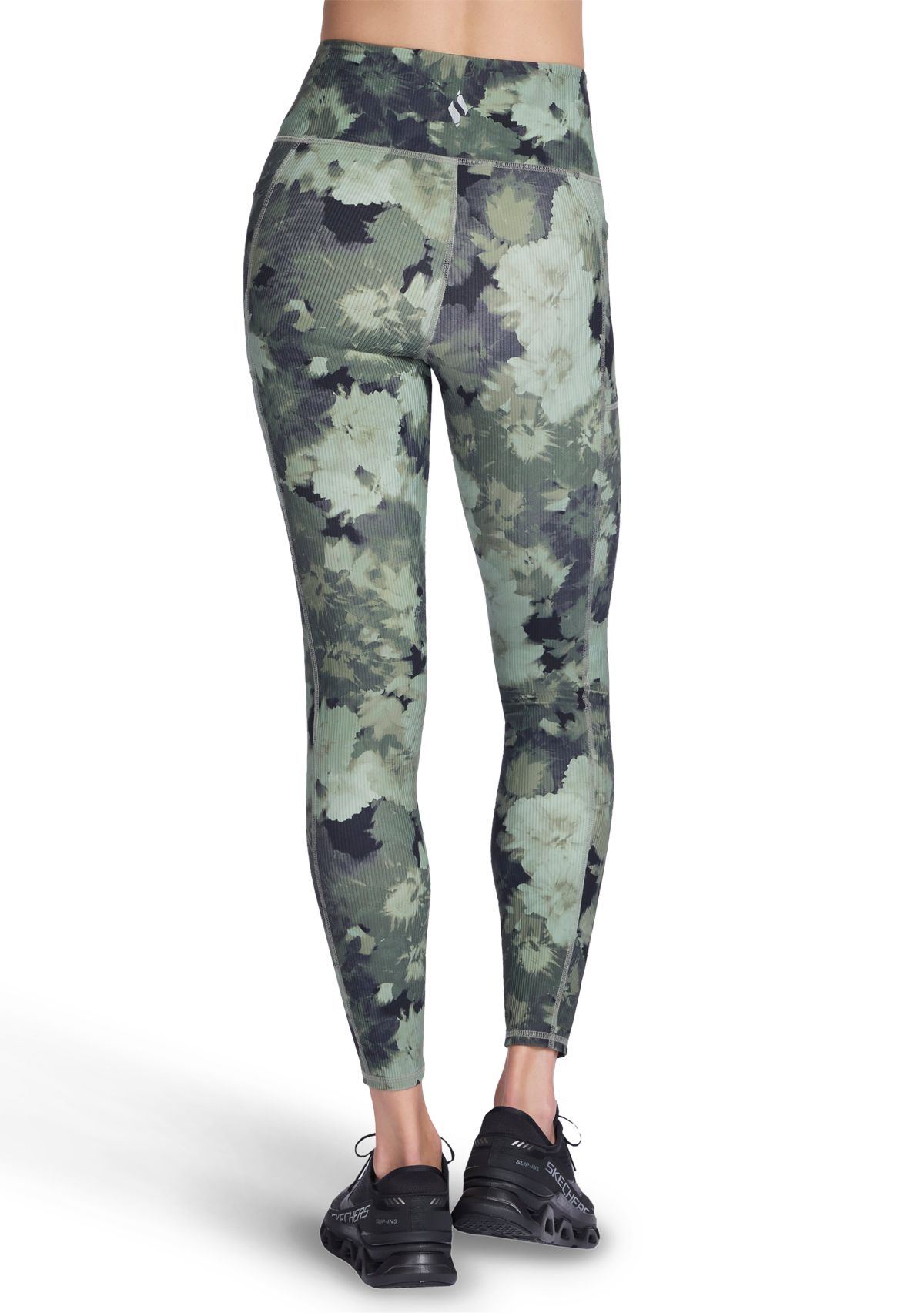 Womens GO FLEX RIB™ In Bloom High-Waisted Legging