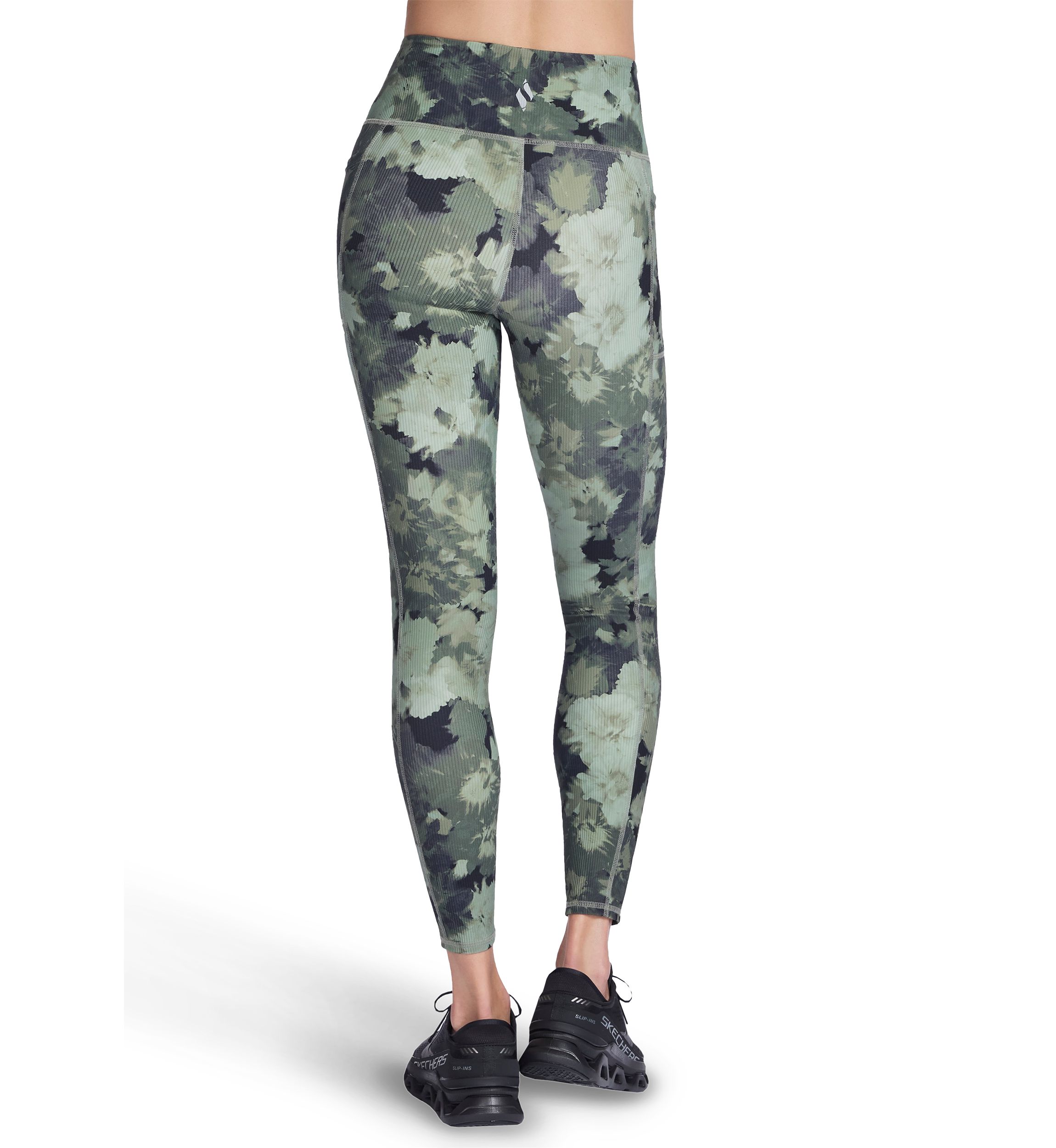 Womens GO FLEX RIB™ In Bloom High-Waisted Legging