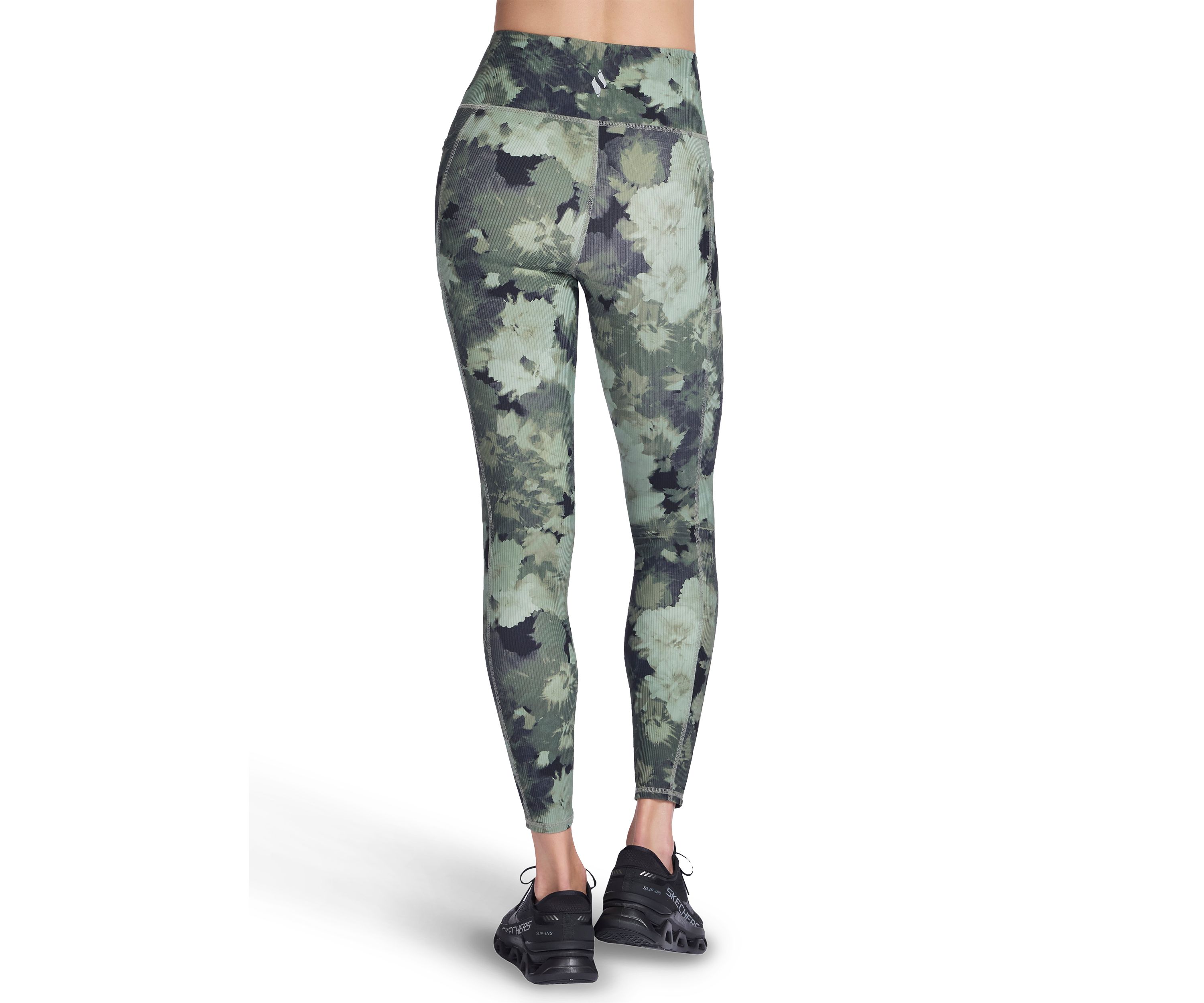 Womens GO FLEX RIB™ In Bloom High-Waisted Legging
