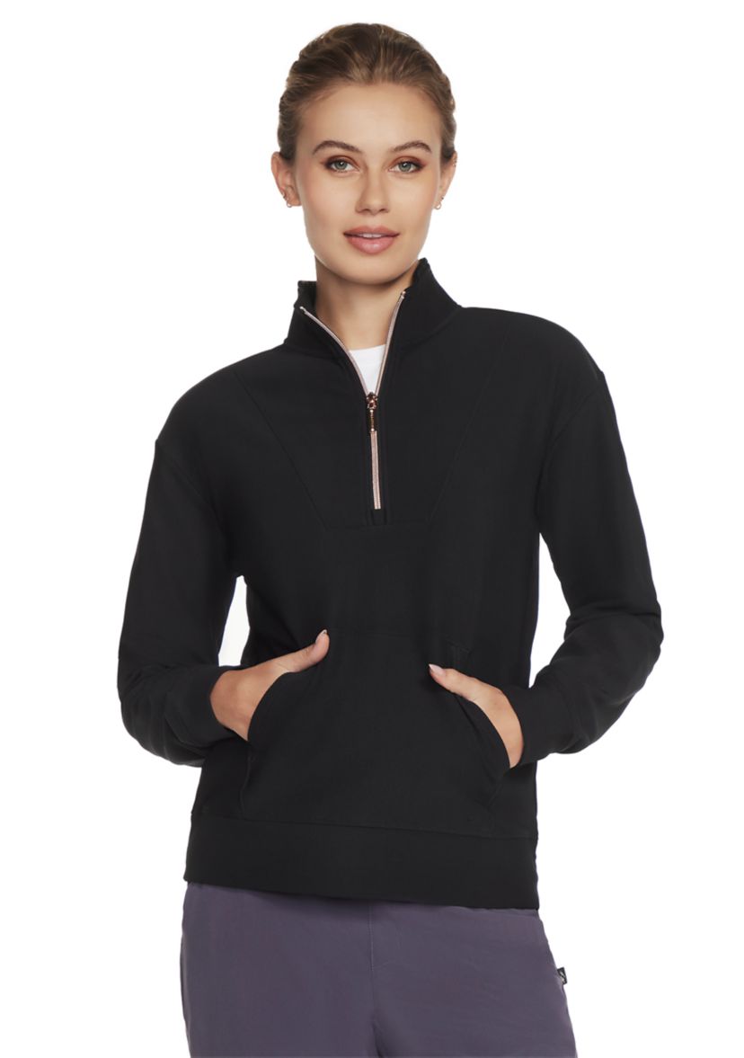 Womens GO LUXE™ Rib 1/4 Zip Jacket