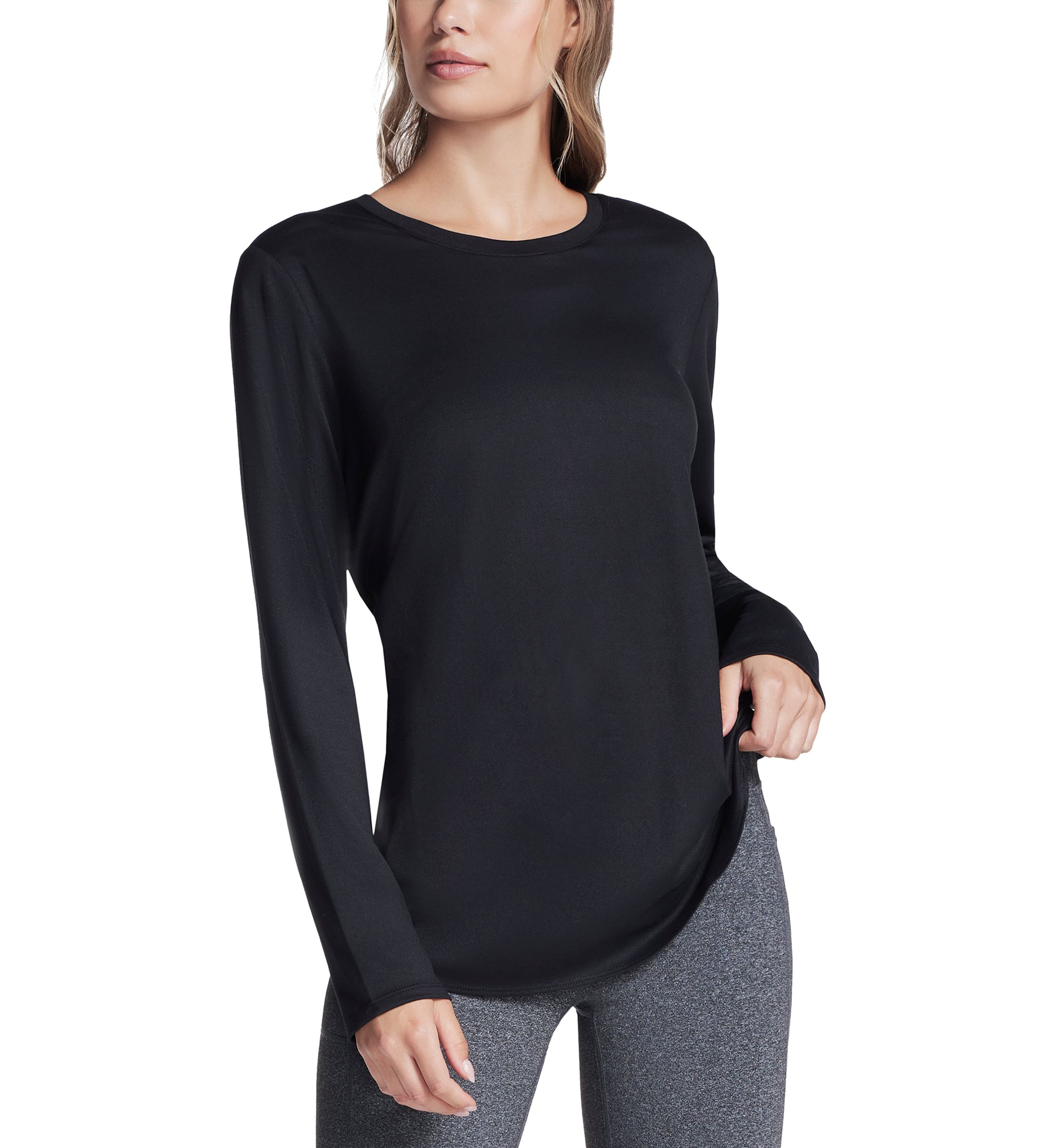 Womens GO DRI® Swift Long Sleeve Crew Neck Tunic Top