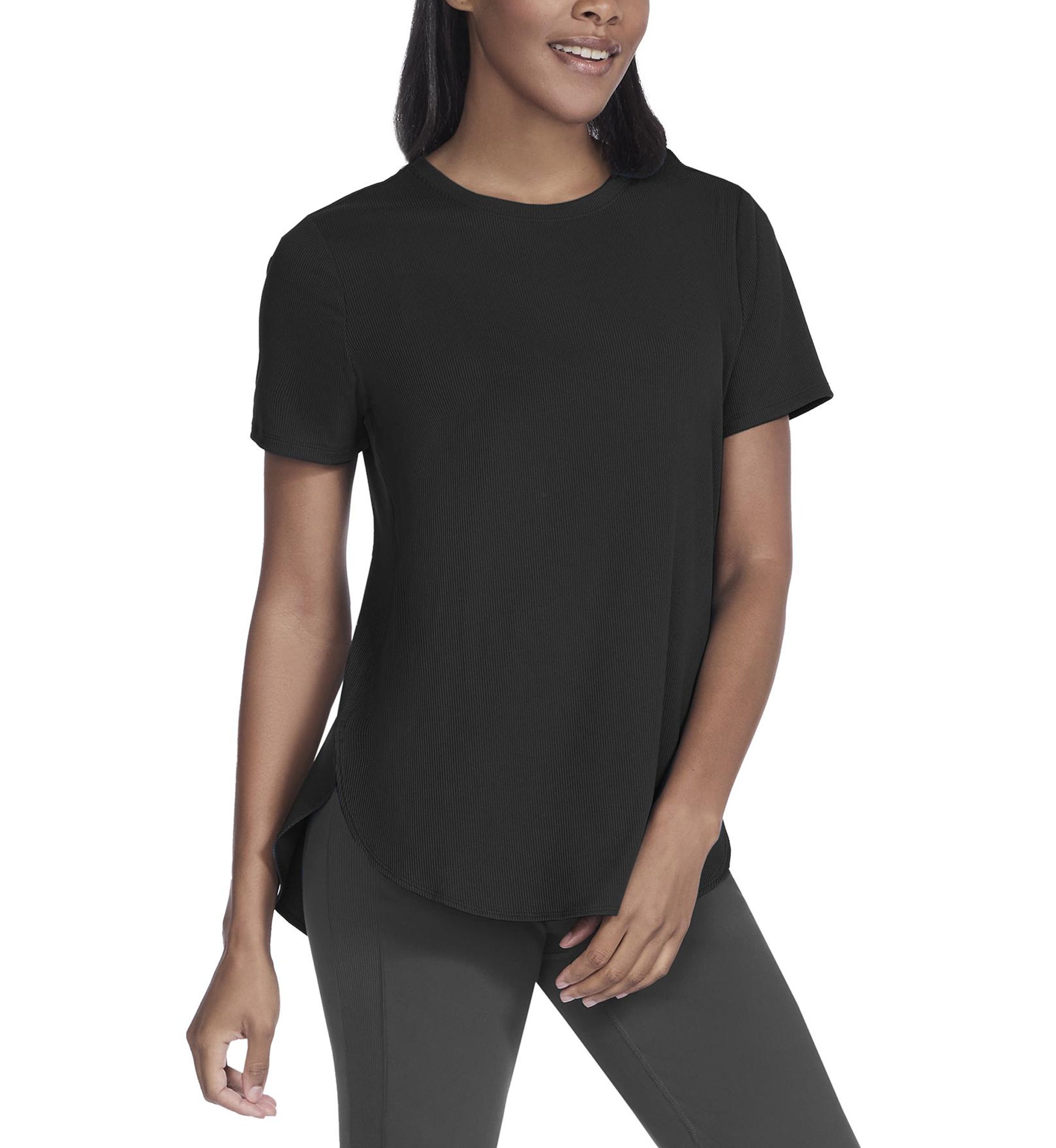 Womens Go Walk®  Luxe Rib Tunic Tee