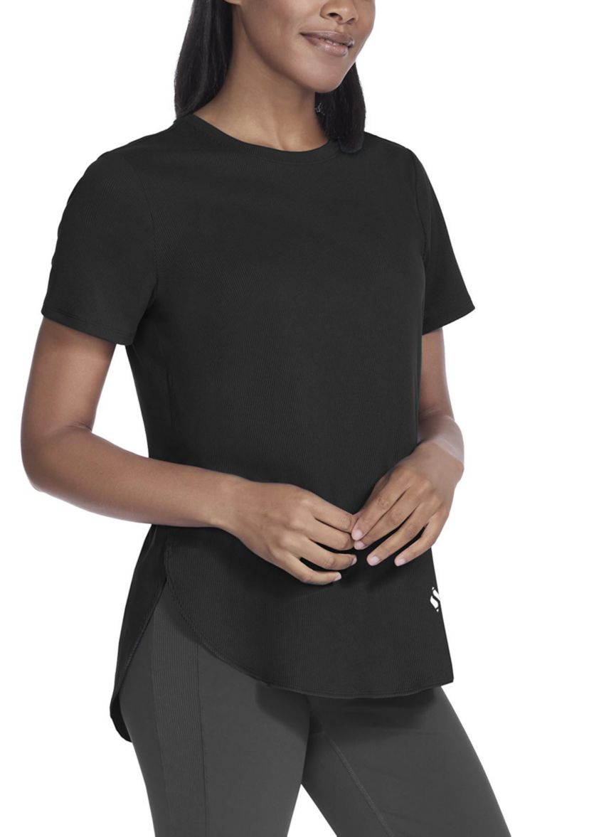 Womens Go Walk®  Luxe Rib Tunic Tee