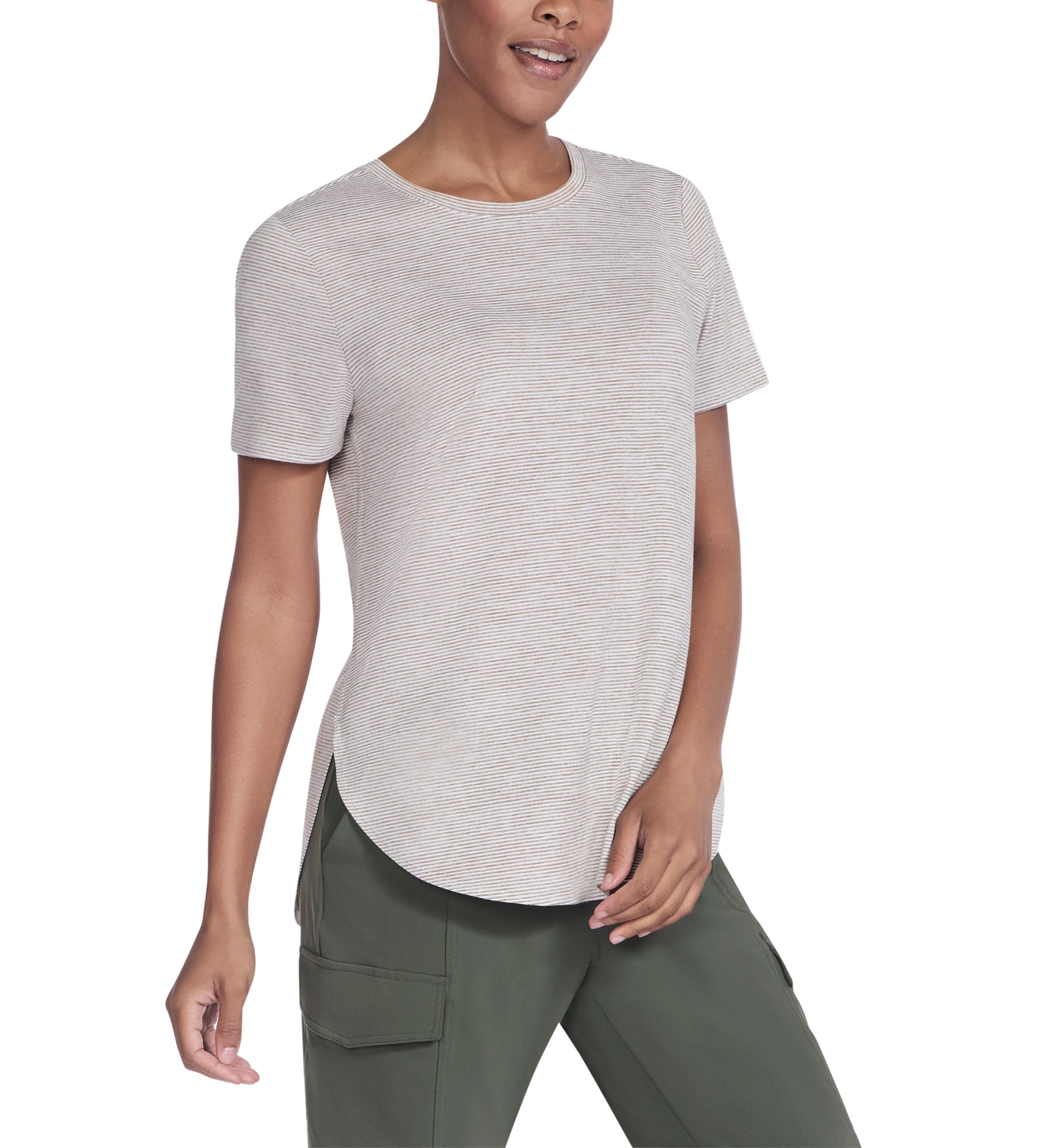 GoDri Swift Stripe Tunic Tee