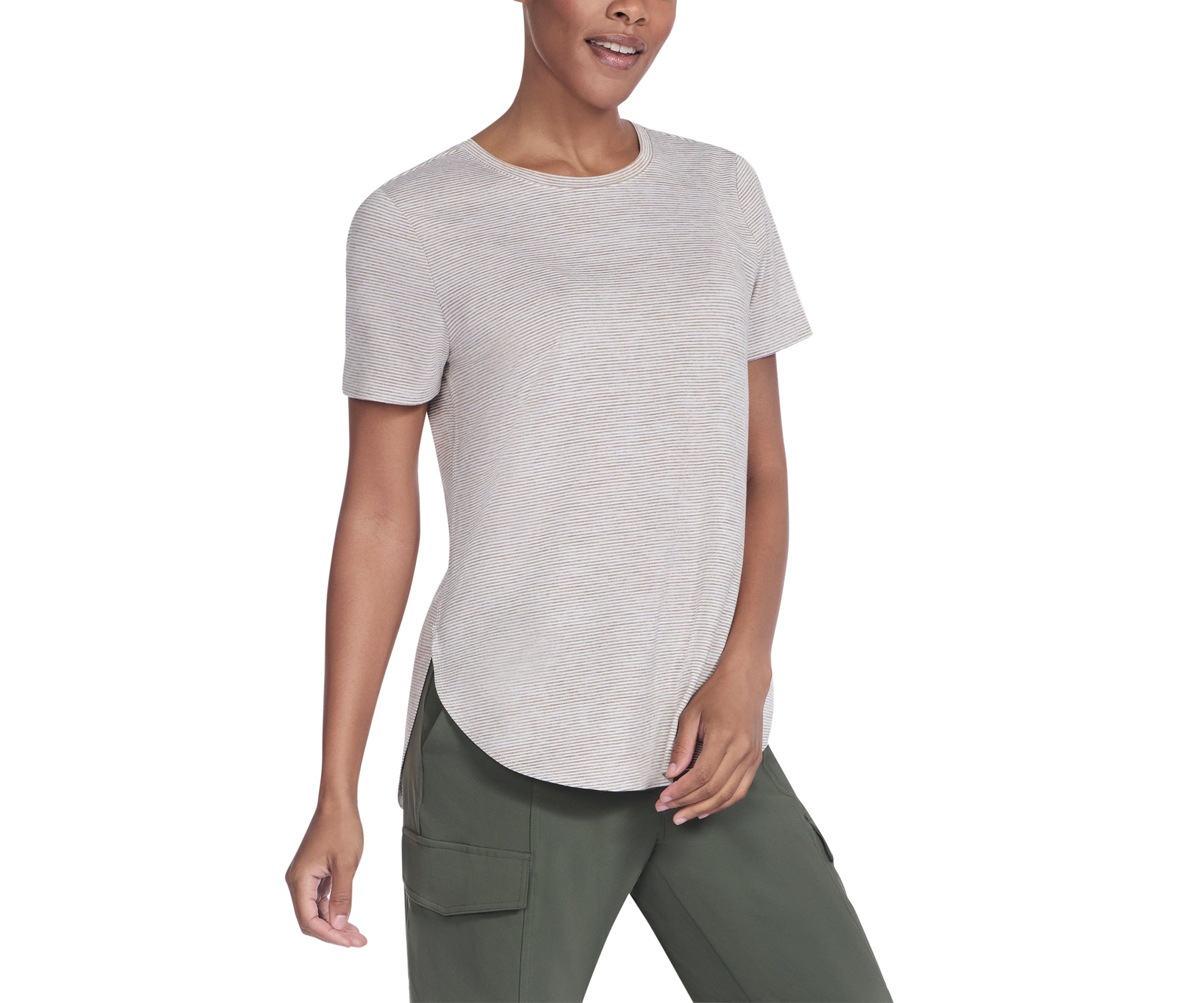 GoDri Swift Stripe Tunic Tee