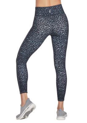 skechers midnight leopard print leggings belk