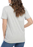 Womens Short Sleeve Flag Graphic T-Shirt 