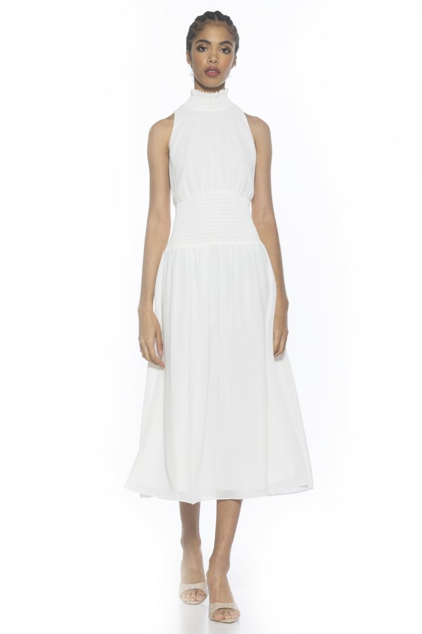 Landry Halter Fit And Flare Dress