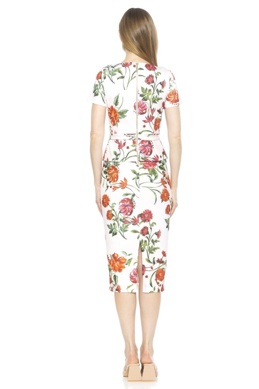 Vance Square Neck Sheath Dress