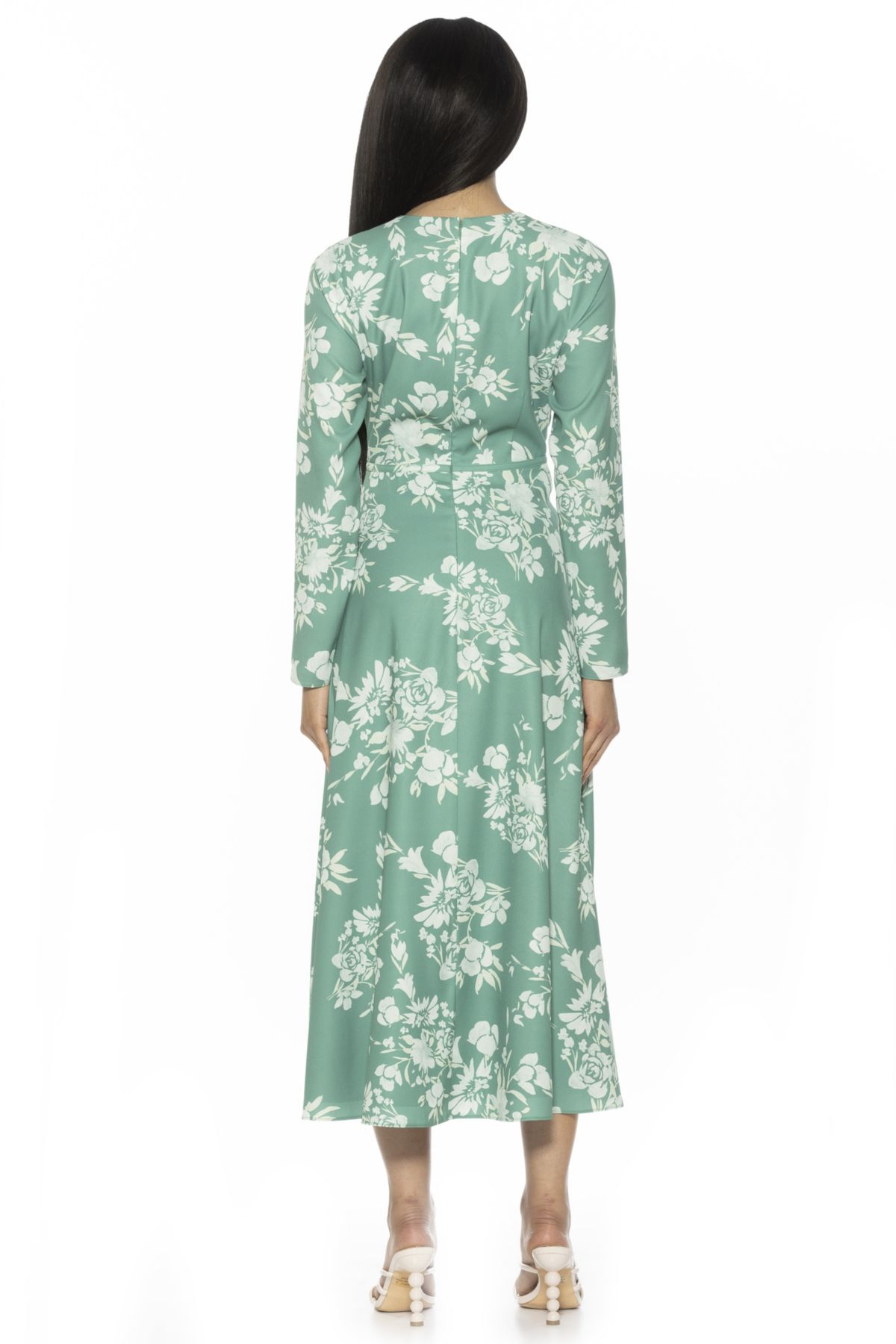 Ophelia Fit And Flare Midi Dress