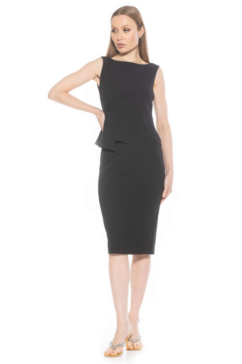 Amora Boatneck Sheath Dress