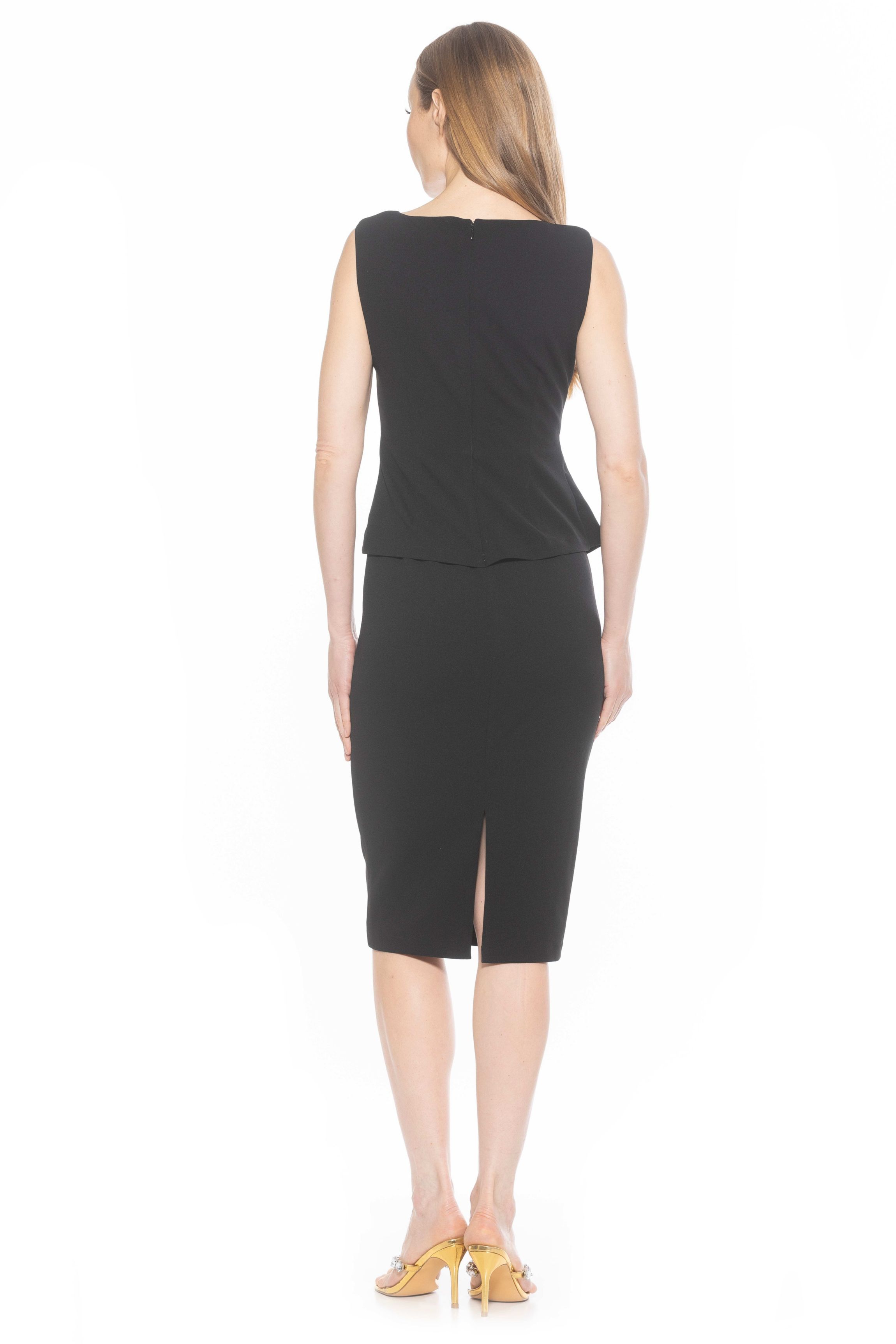Amora Boatneck Sheath Dress