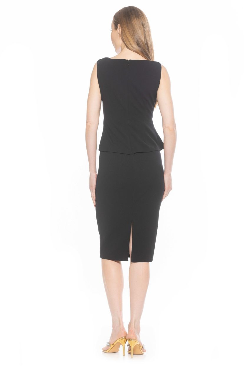 Amora Boatneck Sheath Dress