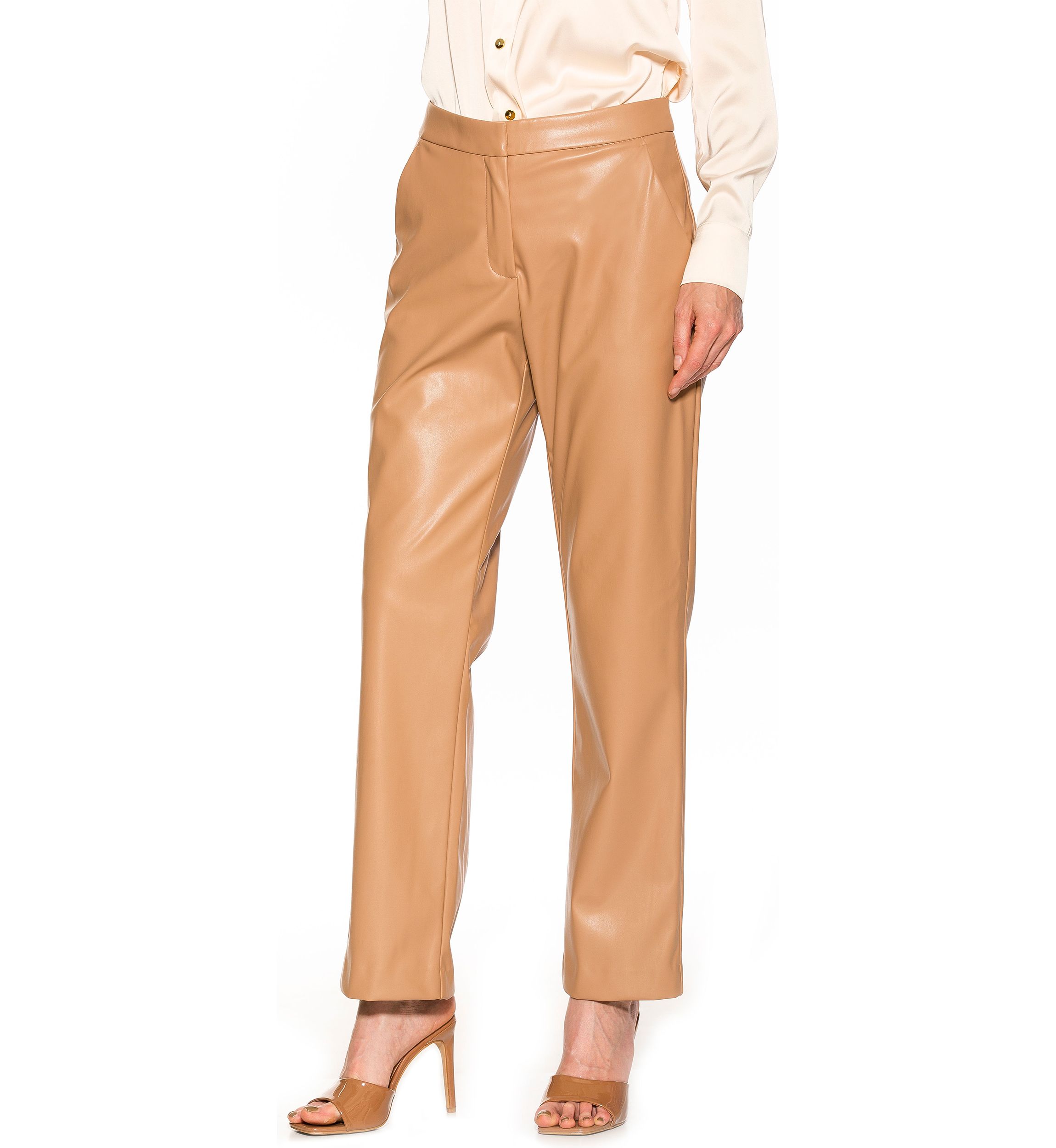 Faux Leather Pants