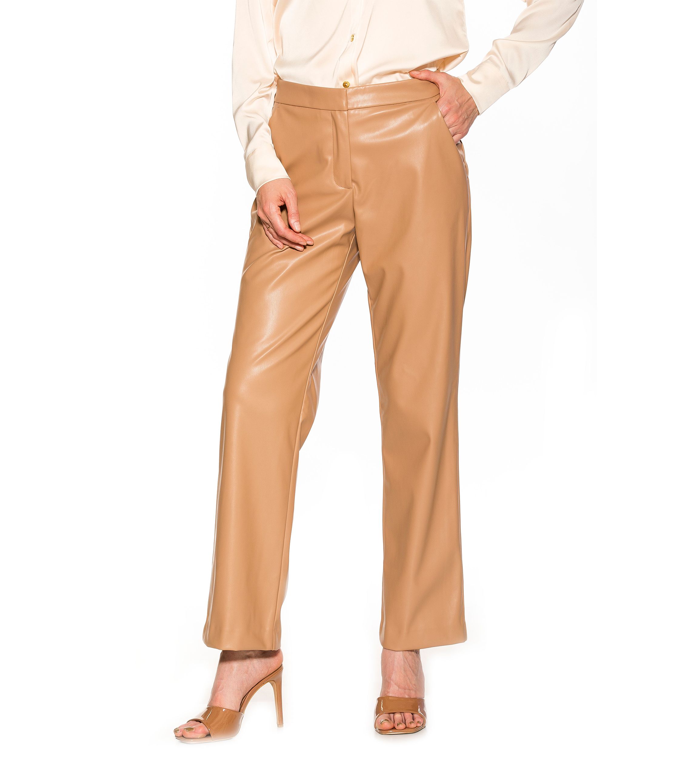 Faux Leather Pants