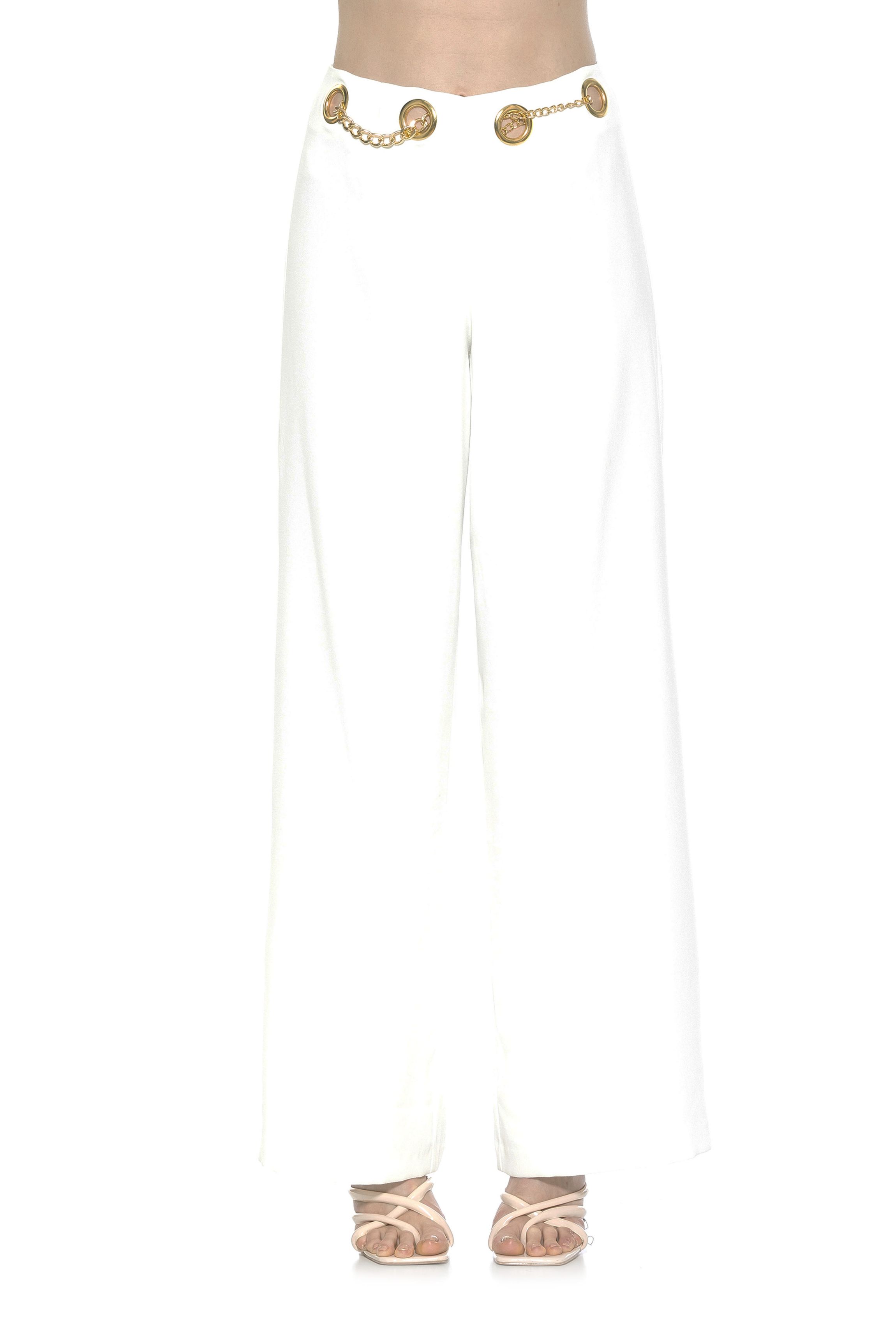 Cassie Wide Leg Mid Rise Pants