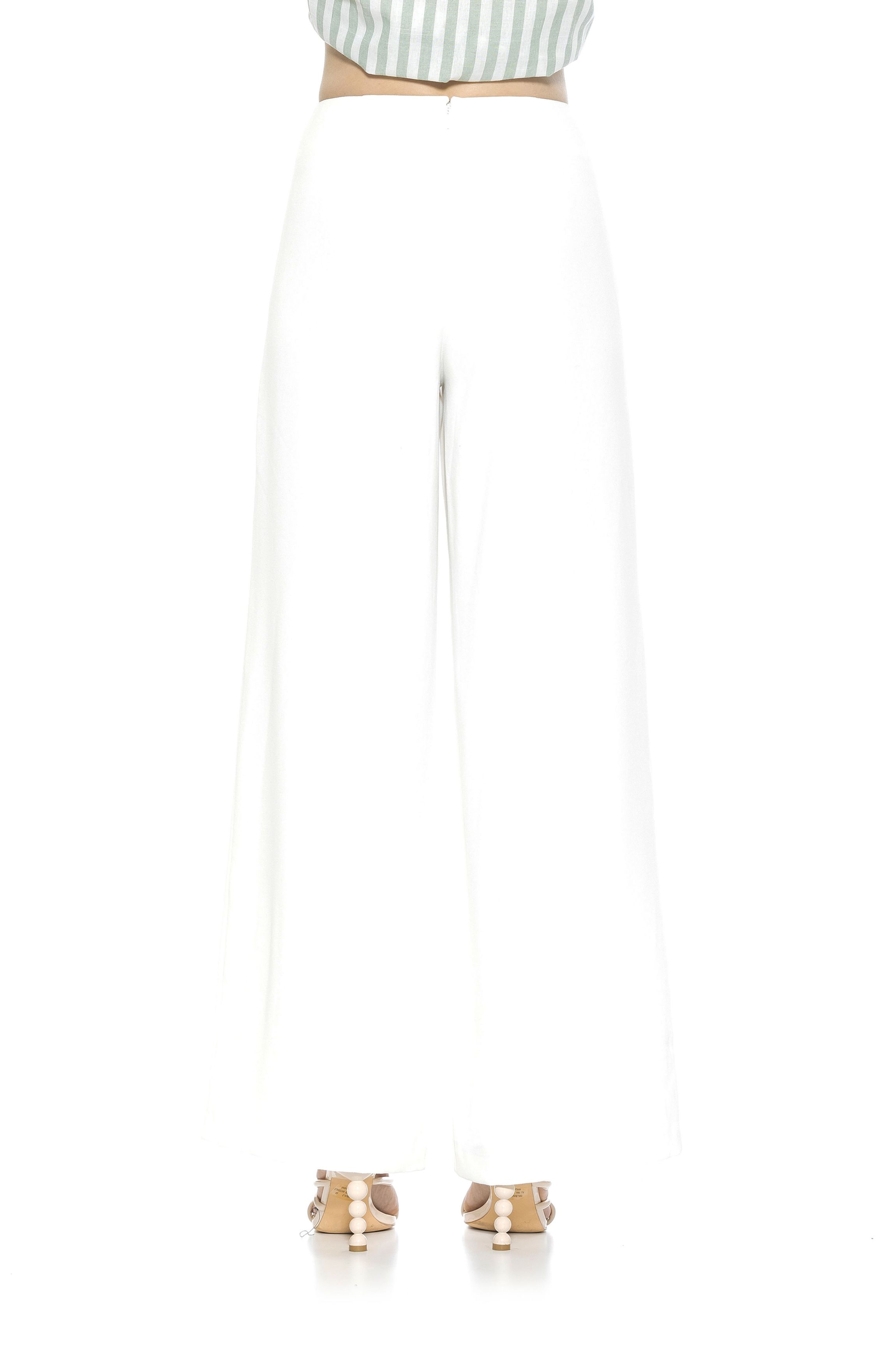 Cassie Wide Leg Mid Rise Pants