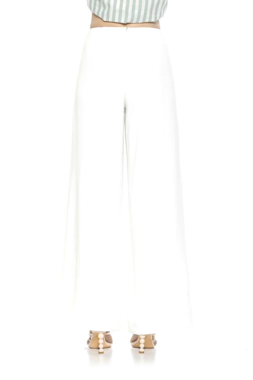 Cassie Wide Leg Mid Rise Pants
