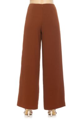 Cassie Wide Leg Mid Rise Pants