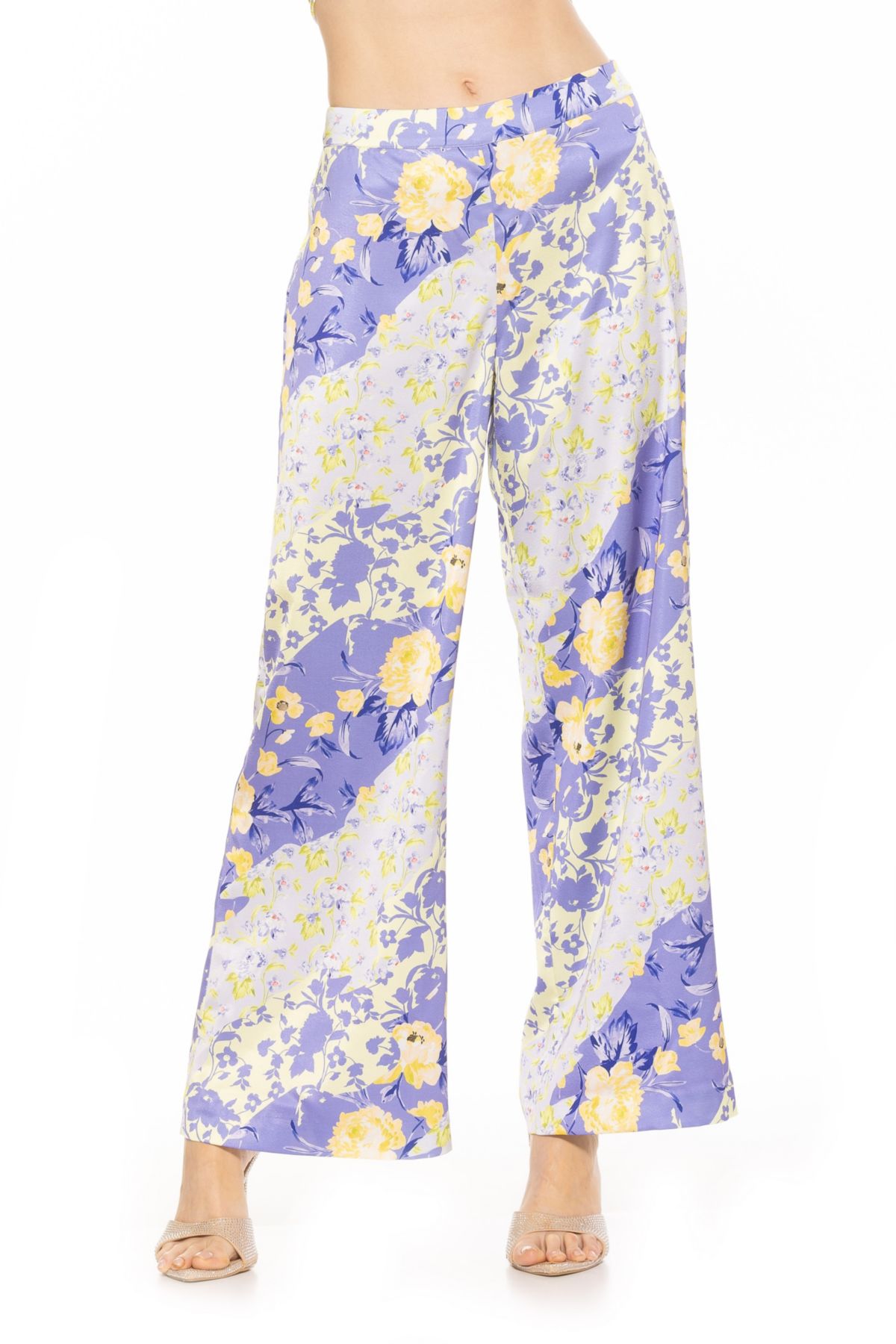 Cerise Silky Wide Leg Pant