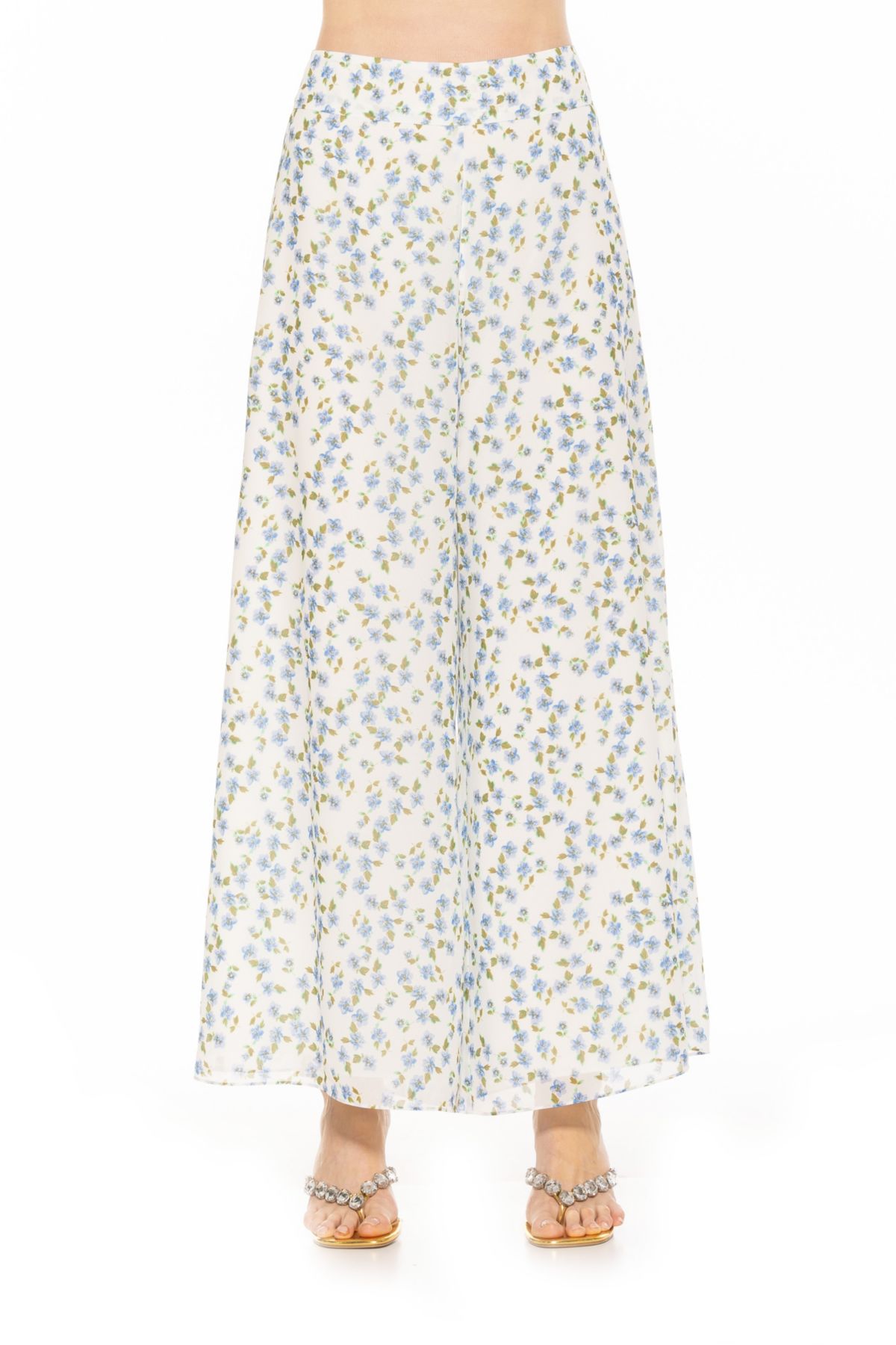 Imogen Wide Leg Chiffon Pant