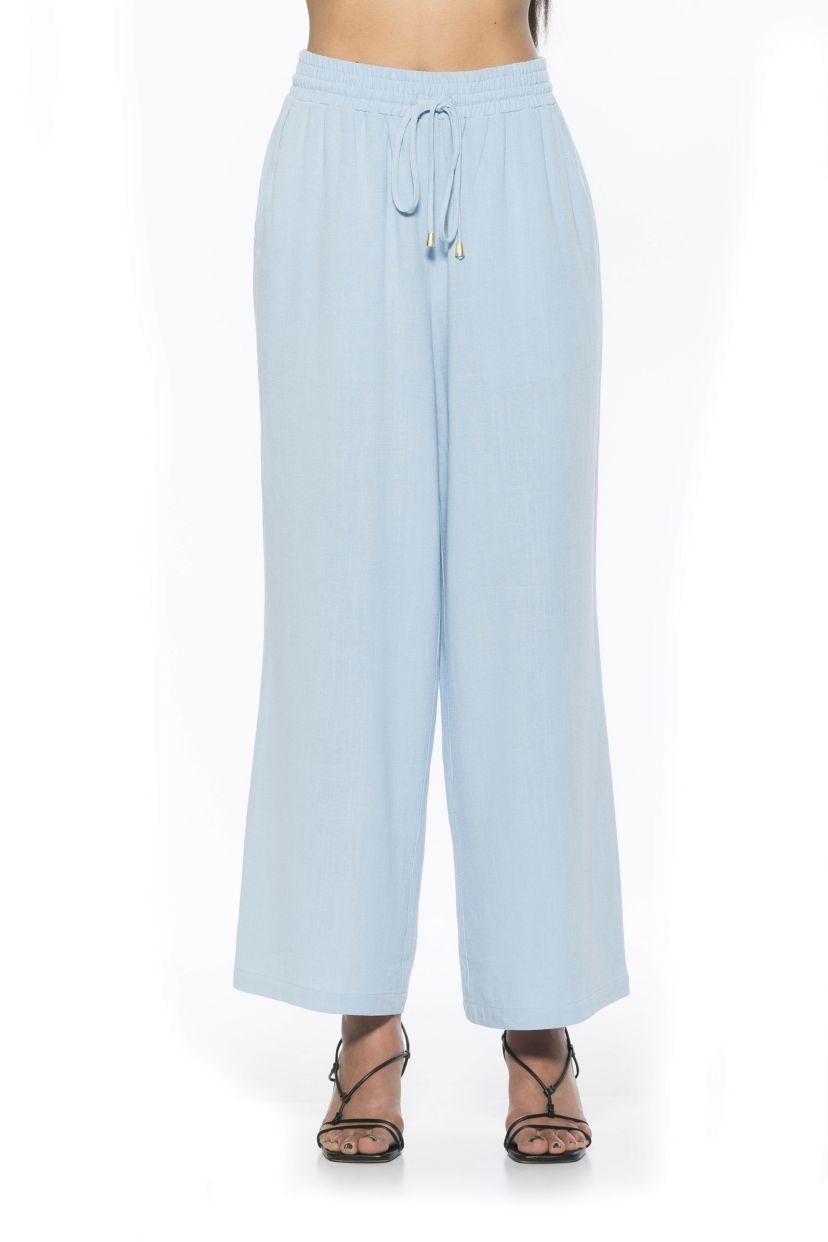 Xila Drawstring Relaxed Linen Pants