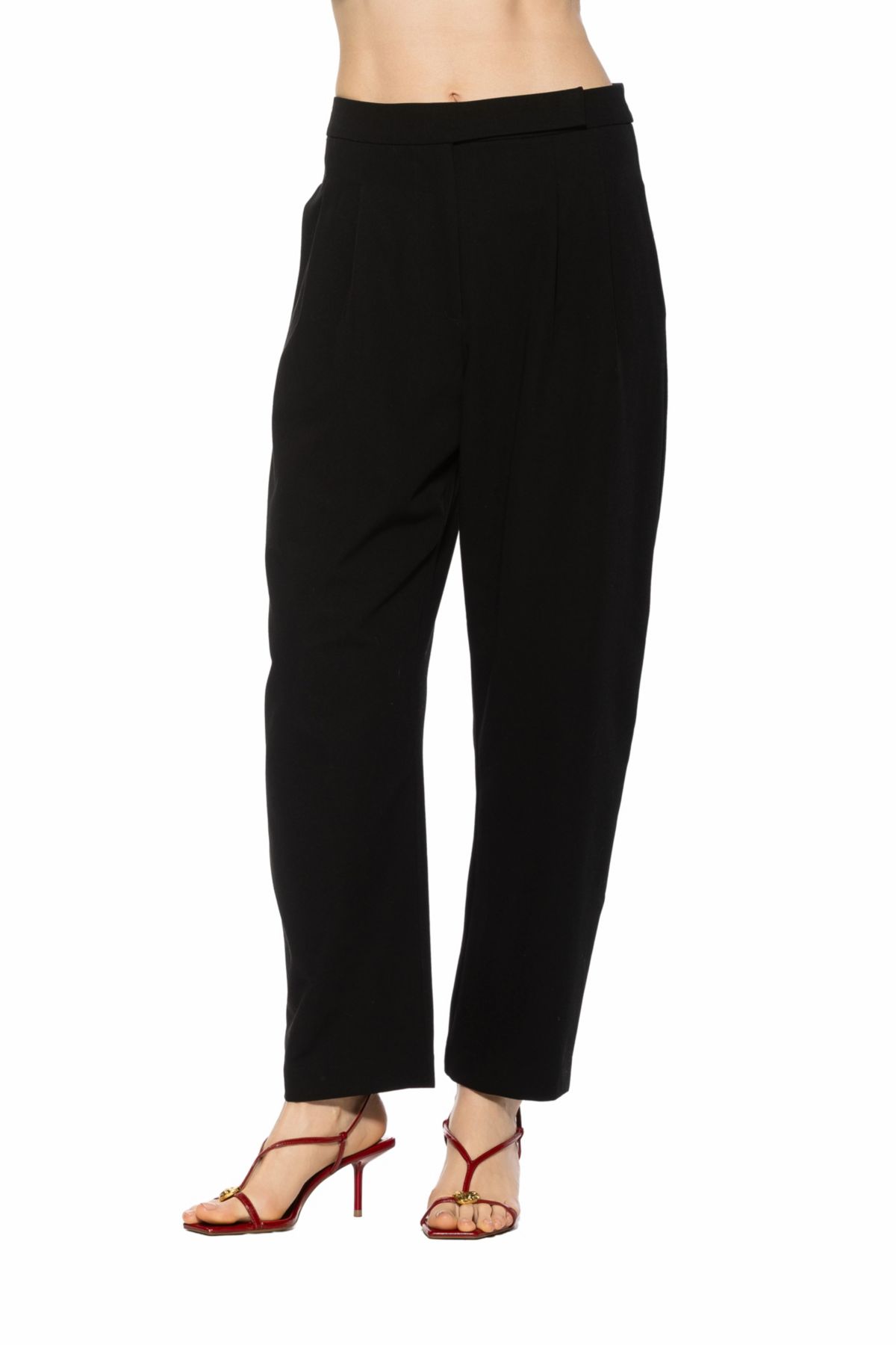 Solene Barrel Pants With Waistband