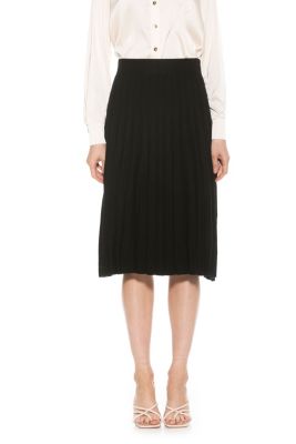 Eliza Pleated Knit Skirt