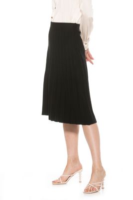 Eliza Pleated Knit Skirt