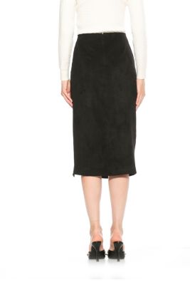 Zayla Suede Pencil Skirt