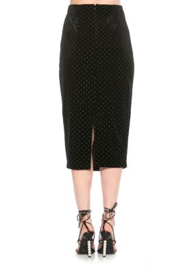Jayden Fitted Midi Skirt With Waistband