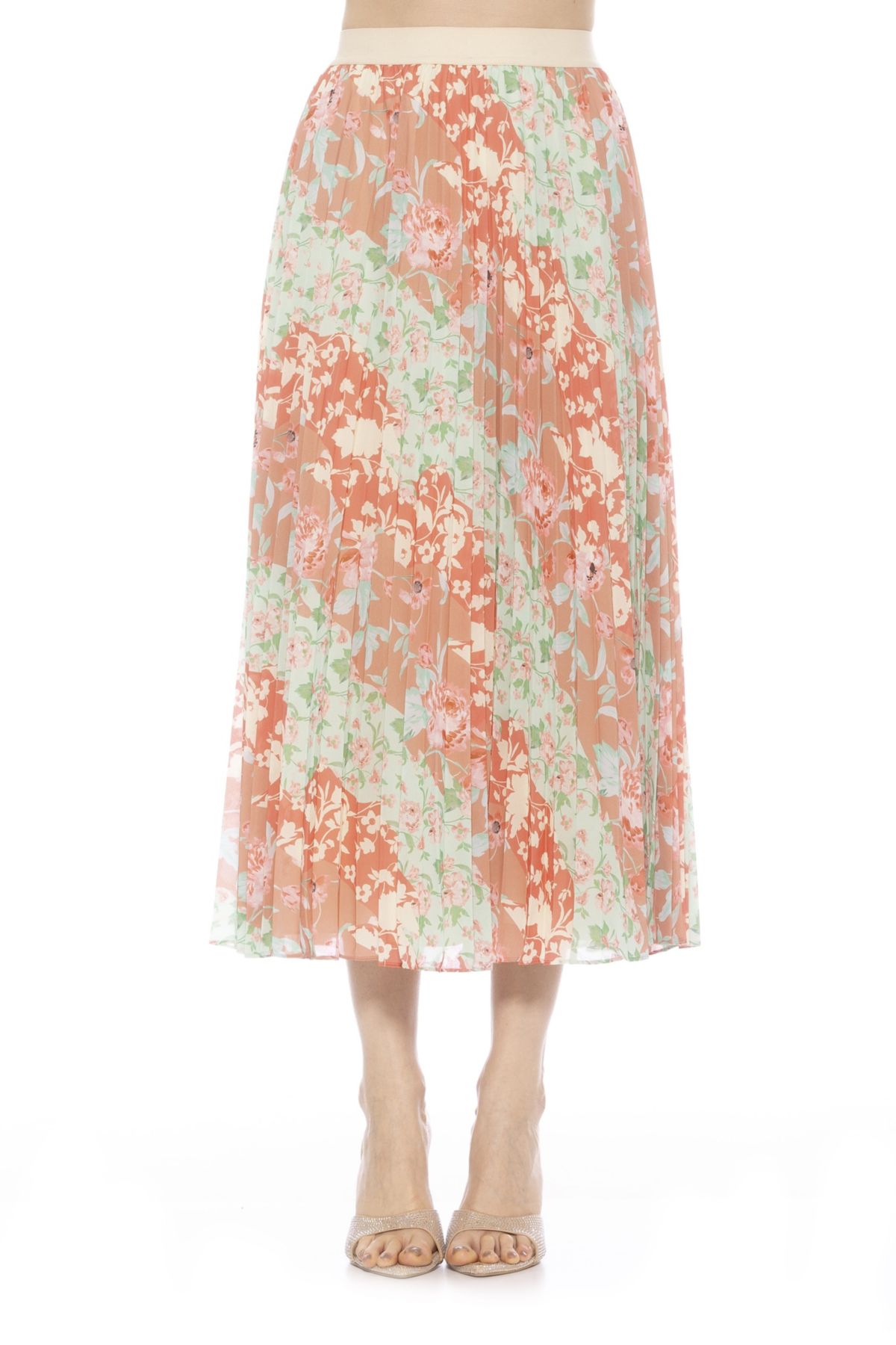 Kesia Midi Pleated Skirt