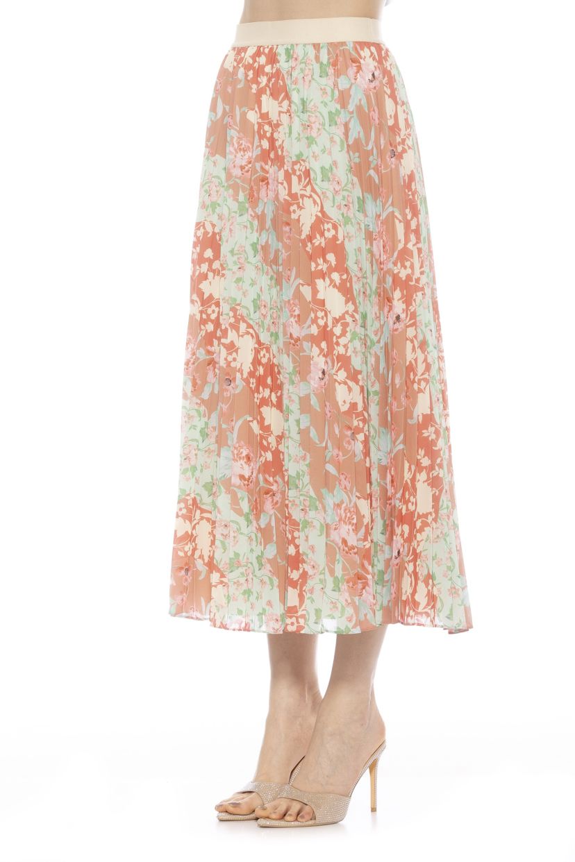 Kesia Midi Pleated Skirt