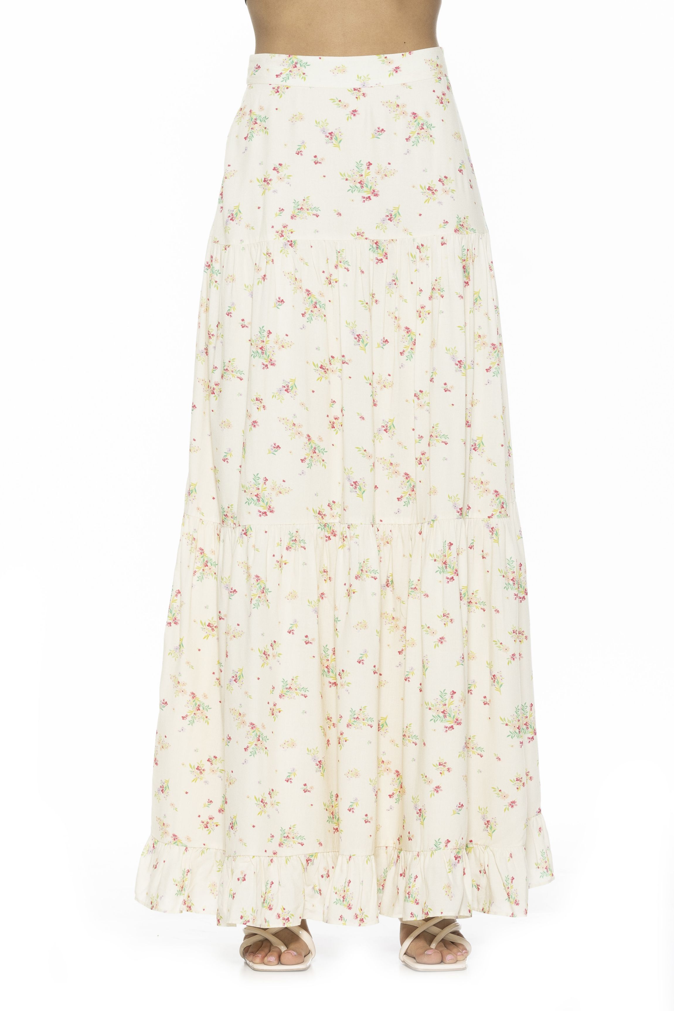 Halima Maxi Tiered Skirt