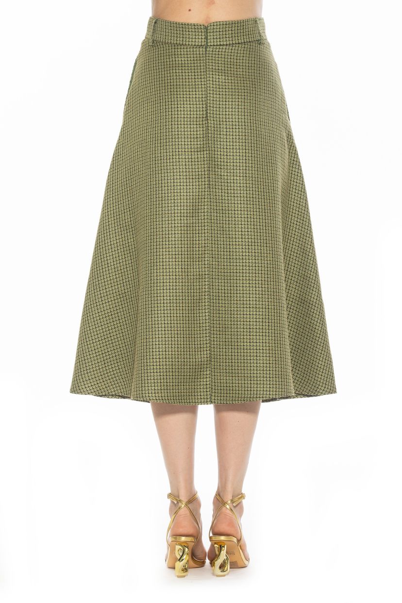 Leonie Tweed Maxi Length Skirt