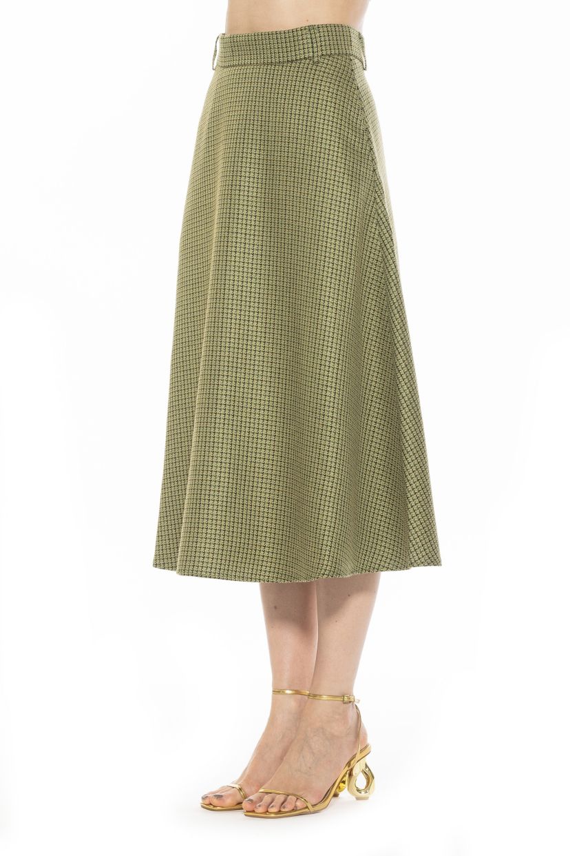 Leonie Tweed Maxi Length Skirt