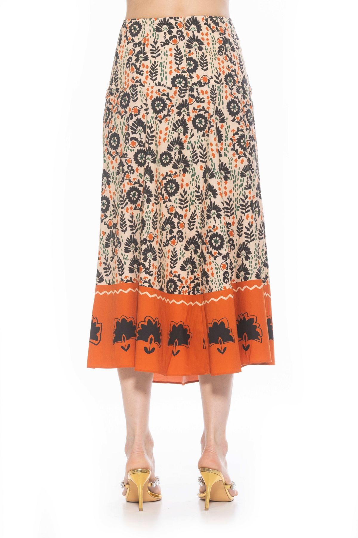 Hadley Full Midi Cotton Skirt