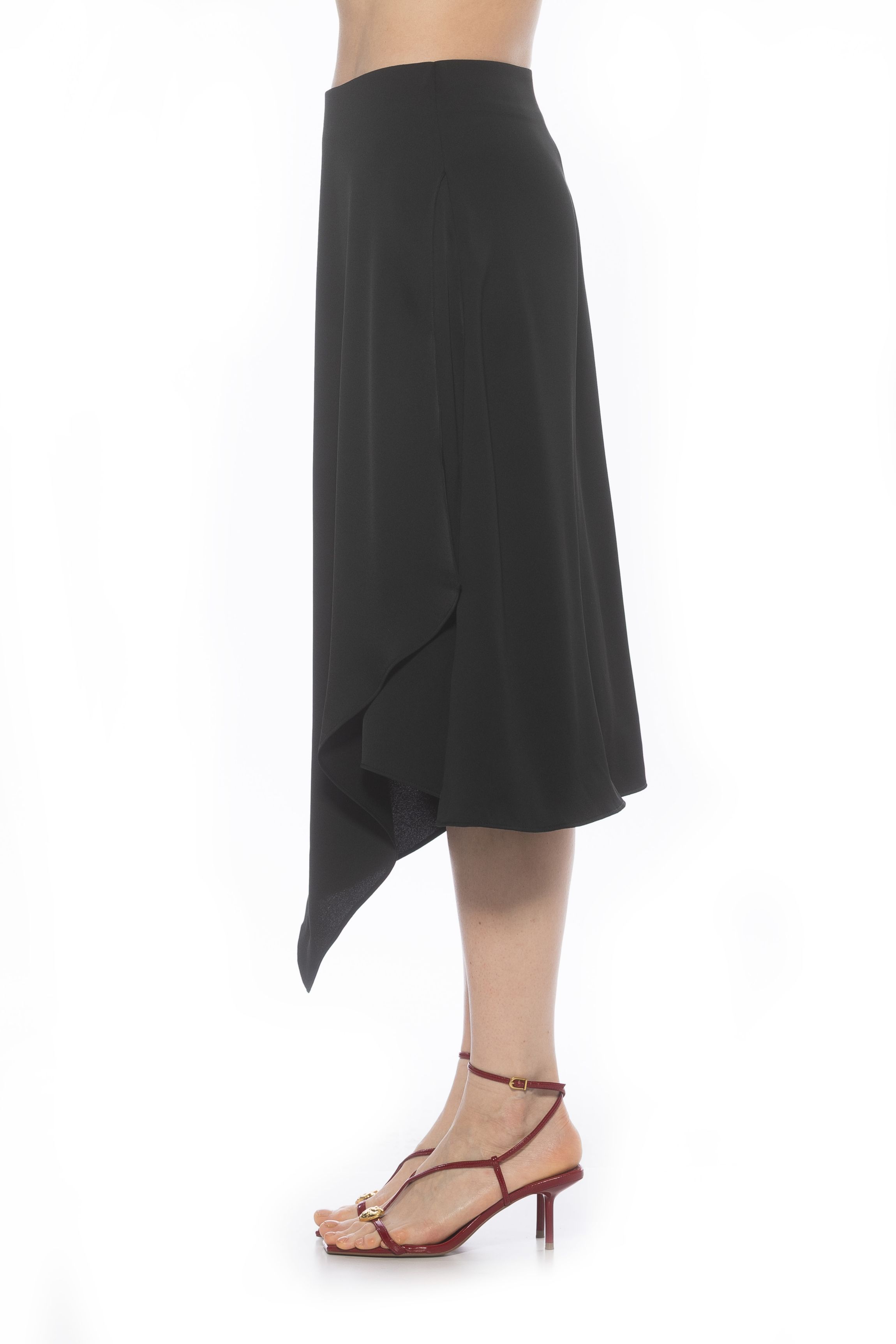 Jess Asymmetric Midi Skirt