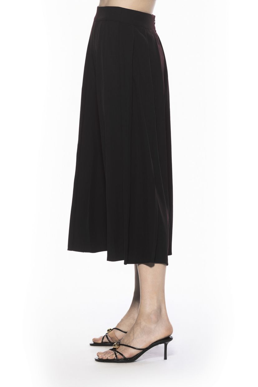 Oren Long Pleated Midi Skirt