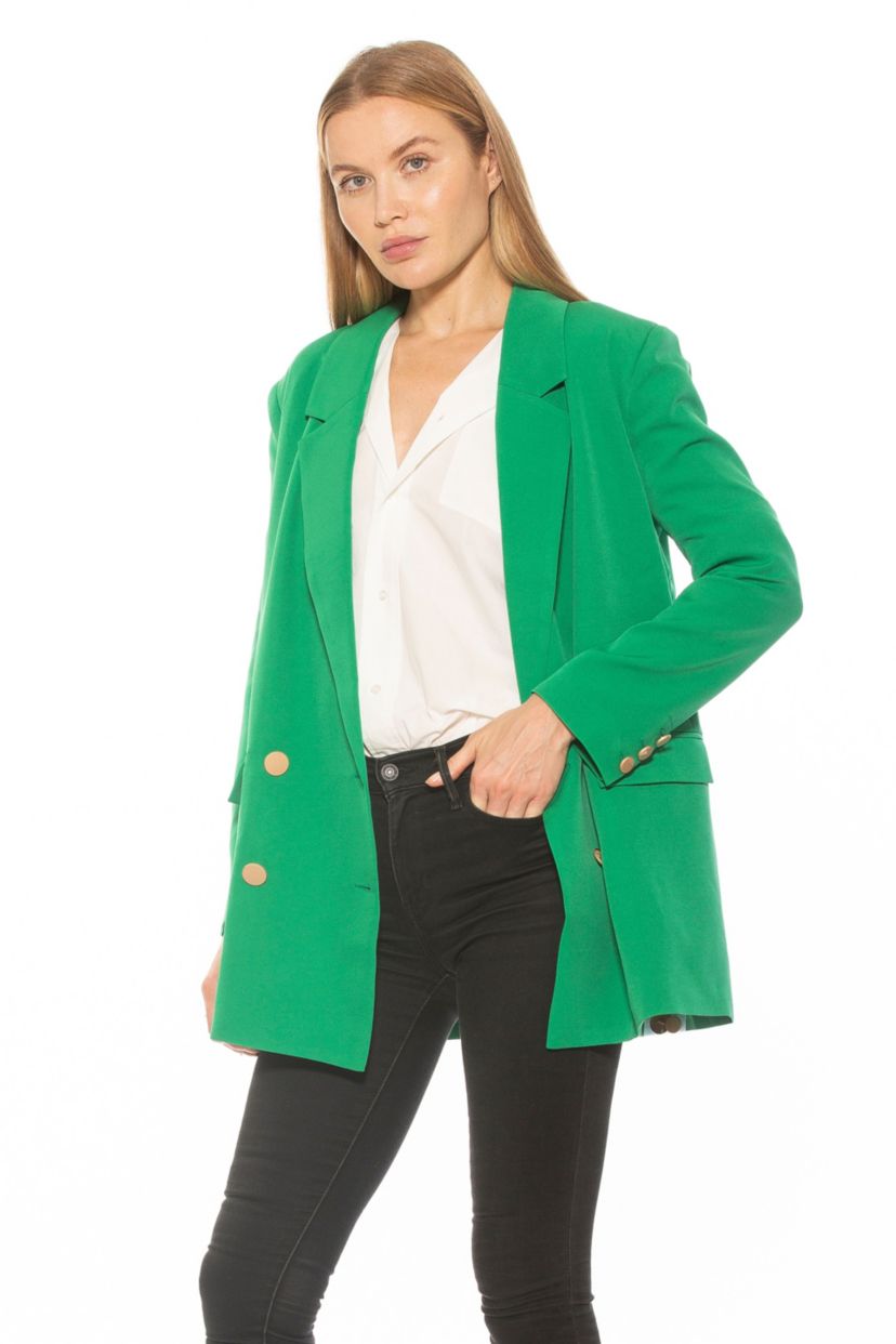 Ellie Classic Boyfriend Fit Long Blazer
