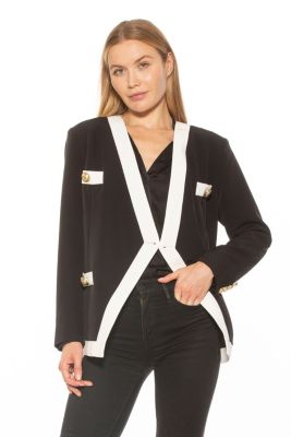 Emele Oversized Contrast Blazer