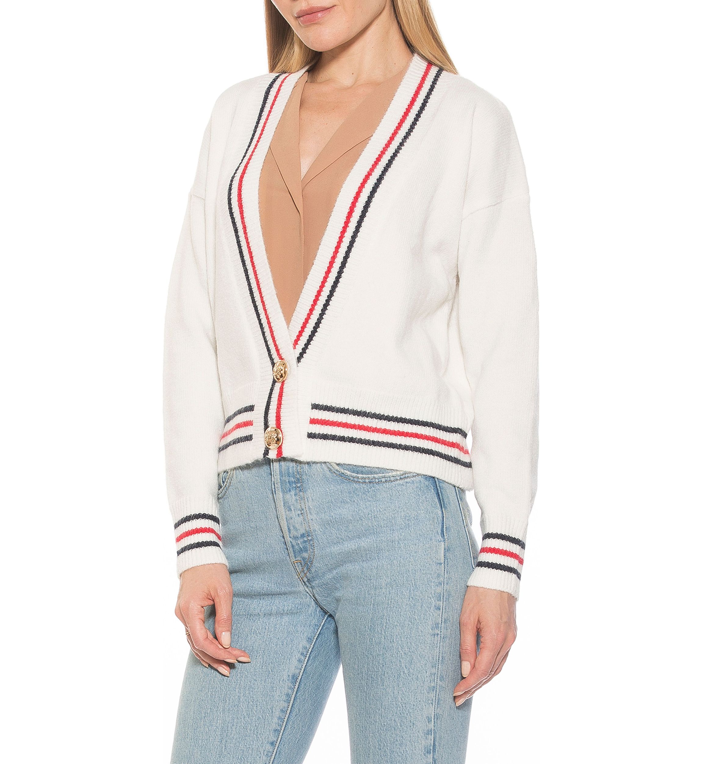 Cathrine Knitted Sweater With Stripe Detail