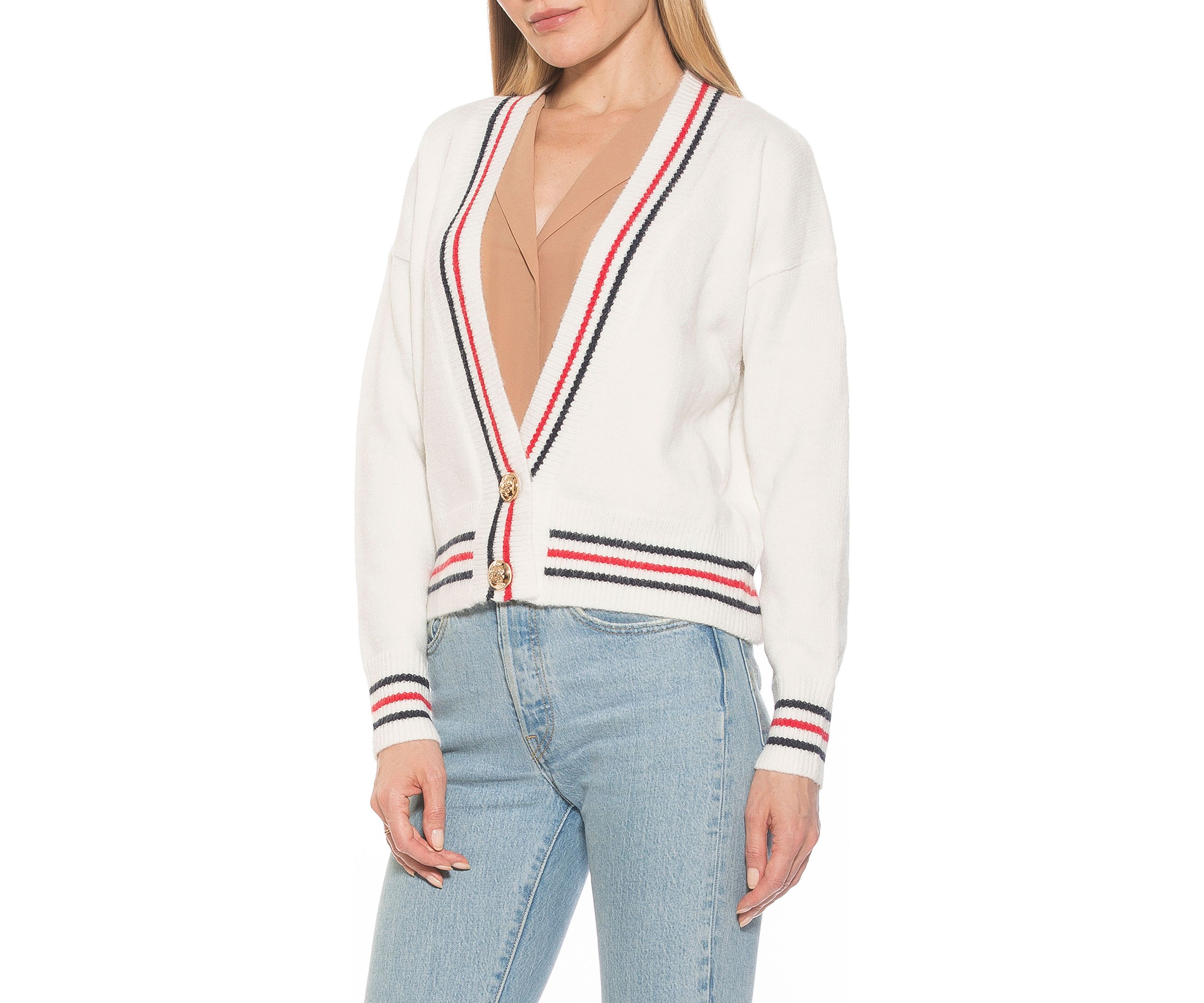 Cathrine Knitted Sweater With Stripe Detail