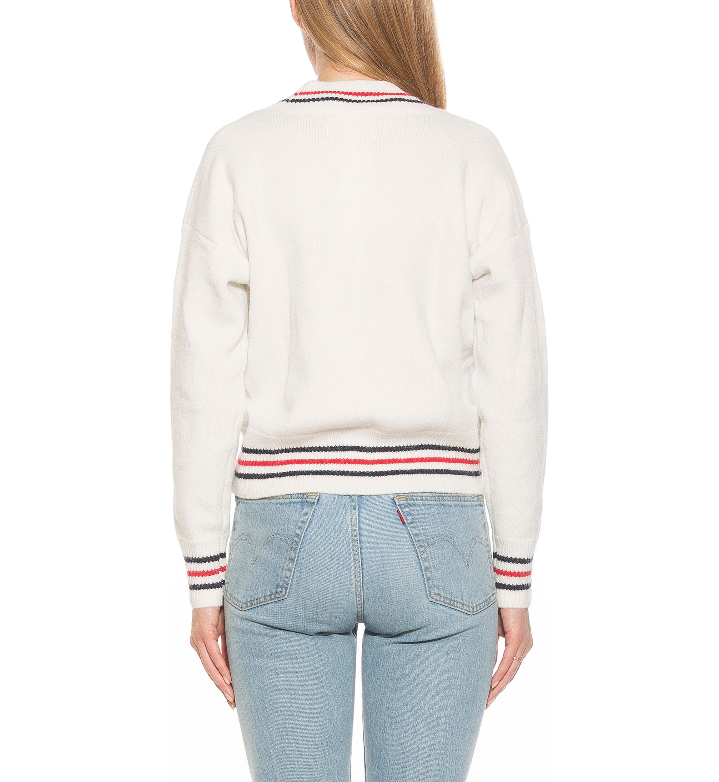Cathrine Knitted Sweater With Stripe Detail