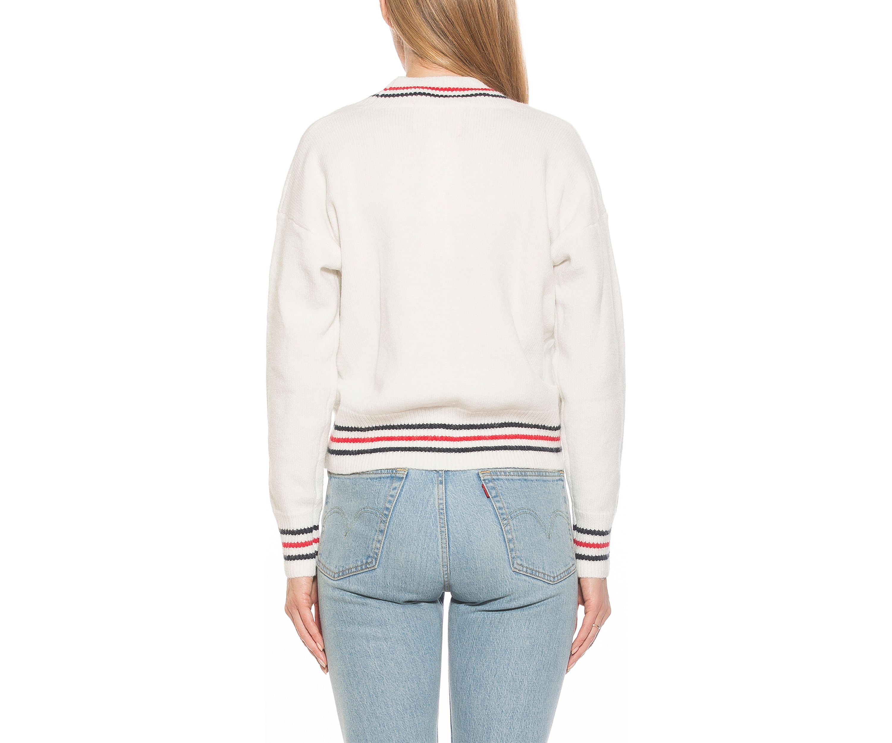 Cathrine Knitted Sweater With Stripe Detail