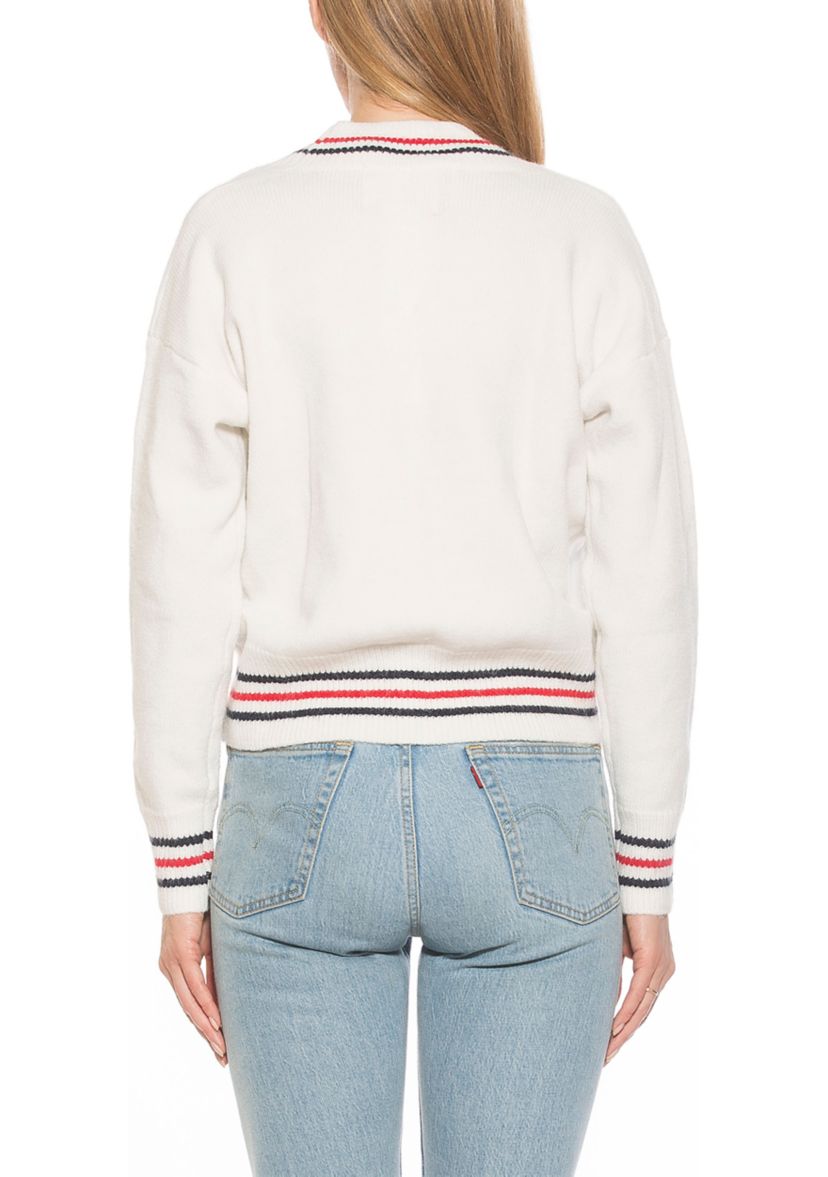Cathrine Knitted Sweater With Stripe Detail