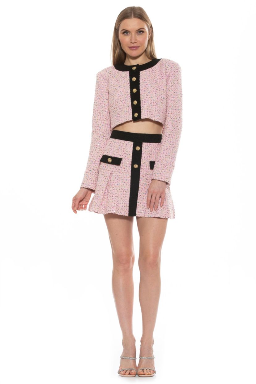 Clara Cropped Tweed Jacket