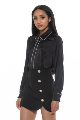 Jane Cropped Long Sleeve Jacket